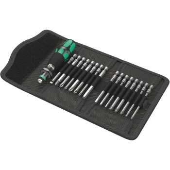 Sukimo antgalių komplektas su laikikliu WERA Kraftform Kompakt 60, 89 mm