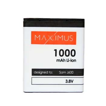 Maxximus Battery for Samsung J600 / M600 / S8300 / C3050, 1000mAh