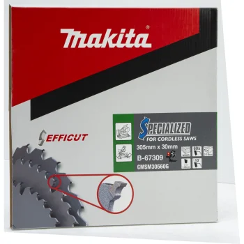 Diskinio pjūklo diskas Makita EFFICUT B-67309, 305x30 mm, 60T