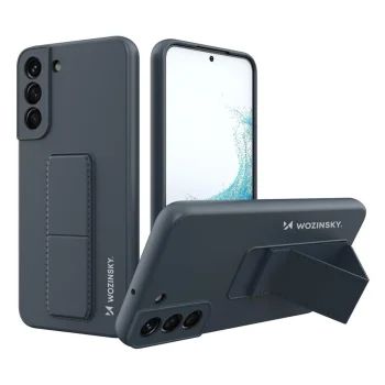 Wozinsky Kickstand Case dėklas su stovu telefonui Samsung Galaxy S22+, tamsiai mėlynas