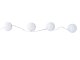 LED veidrodžio lempučių rinkinys, 10 vnt., USB