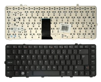 Dell Studio 15 1535 / 1536 / 1555 nešiojamojo kompiuterio klaviatūra, juoda (UK)
