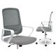 Sofotel Wizo ergonominė biuro kėdė, pilka-balta