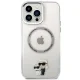 Karl Lagerfeld iPhone 13 Pro Max dėklas Iconic Karl & Choupette MagSafe, skaidrus