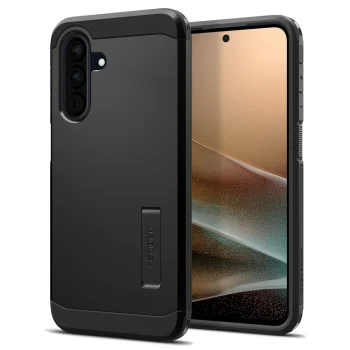 Spigen Tough Armor dėklas, skirtas Samsung Galaxy A36 5G, juodas