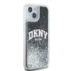 DKNY Liquid Glitter Big Logo dėklas iPhone 13 / 14 / 15, juodas