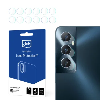 Realme C65 3MK Lens Protection Back Camera Tempered Glass Protector, 4 pcs.