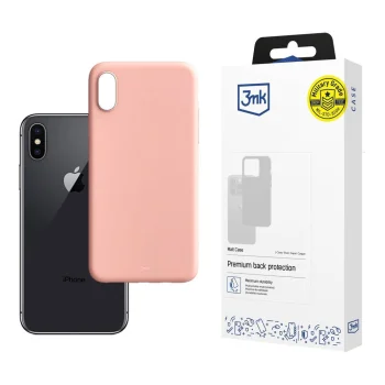 3MK Matt Case dėklas iPhone Xs Max telefonui, matinis rožinis