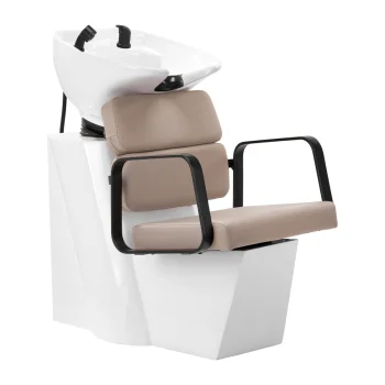 Gabbiano Porto Hairdressing Wash Unit Beige/Black