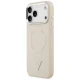 Guess Triangle Logo MagSafe Case for iPhone 17 Pro - Beige