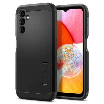 Spigen Tough Armor dėklas Samsung Galaxy A14 5G / 4G, juodas