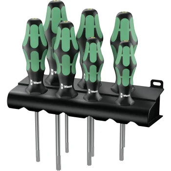 Wera 367/7 TORX HF Kraftform Plus atsuktuvų rinkinys su fiksavimo funkcija ir laikikliu, 7 vnt.
