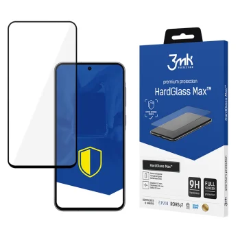 3mk HardGlass Max juodas apsauginis stiklas, Samsung Galaxy A36 / A56