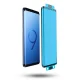 Hibridinis apsauginis stiklas 3D Edge Nano Flexi Glass skirtas Samsung Galaxy S21+ 5G, juodas