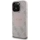Guess 4G Circle Classic Logo MagSafe dėklas iPhone 16 Pro, rožinis