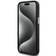 BMW Signature Liquid Silicone MagSafe dėklas telefonui iPhone 15, juodas