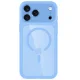 Tech-Protect MagPeak MagSafe CC dėklas iPhone 18 Pro / 17 Pro, Clear Blue