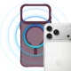 3mk Smoke MagCase dėklas iPhone 18 Pro / 17 Pro su MagSafe, bordo