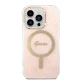 Guess dėklo ir įkroviklio rinkinys iPhone 14 Pro, rožinis