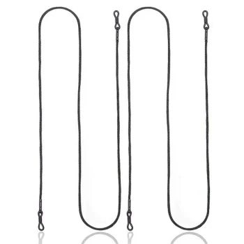 Eyeglass Cord, 2 Pcs, Black