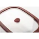 Stiklinis vakuuminis maisto indelis Berkel ICON 0,5 l, baltas / raudonas