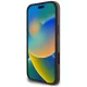 Guess iPhone 16 Pro Max dėklas 4G Stripes su MagSafe pinigine, rudas