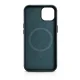 iCarer Oil Wax odinis dėklas telefonui iPhone 14 Plus su MagSafe, WMI14220703-BU, tamsiai mėlynas