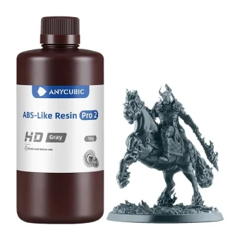 3D spausdintuvo derva ANYCUBIC ABS-Like Resin Pro 2, 1 kg, pilka