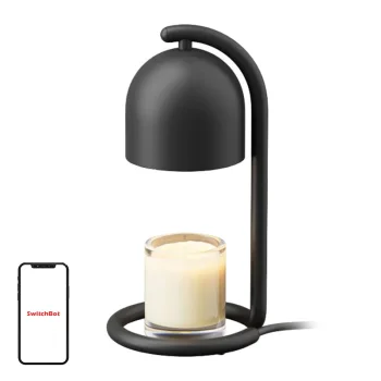 Išmanusis žvakių šildytuvas SwitchBot Smart Candle Warmer, juodas