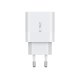Tech-Protect C20W įkroviklis 2x USB-C PD 20W, baltas