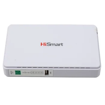 HiSmart nepertraukiamo maitinimo šaltinis maršrutizatoriui 8800 mAh 17W PoE, baltas