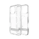 ZAGG Crystal Palace Snap Kickstand MagSafe dėklas su stovu iPhone 16 Pro Max, skaidrus