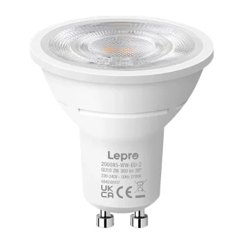 LED lemputės Lepro 200086-WW-EU-5 GU10 3.3W 590lm 2700K 5 vnt.
