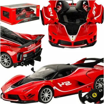 Nuotolinio valdymo automobilis Ferrari FXX (1:14), raudonas