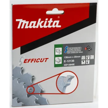 Diskinio pjūklo diskas Makita EFFICUT E-12136, 136 x 20 mm, 45T