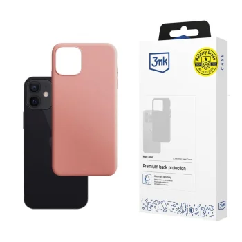 Dėklas iPhone 12 mini 3mk Matt Case, pudros rožinis