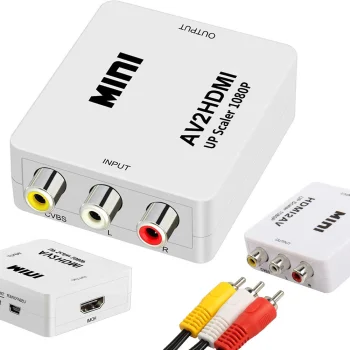 AV RCA į HDMI signalo adapteris (720p / 1080p)