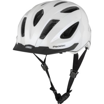 Dviratininko šalmas ABUS Pedelec 1.1, Pearl White, L dydis