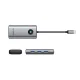 Orico PW11-6P 6-in-1 USB-C šakotuvas (3x USB-A, 1x USB-C, PD, HDMI), pilkas