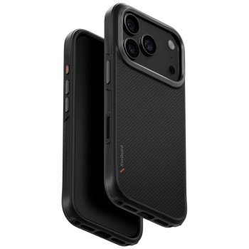 Dėklas Uniq Keva Magclick Charging, skirtas iPhone 17 Pro, juodas