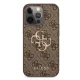 Guess 4G Big Metal Logo dėklas iPhone 13 Pro Max, rudas