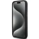 Karl Lagerfeld dėklas iPhone 15 Plus telefonui Silicone Metal Pin, juodas