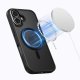 Tech-Protect MagEdge iPhone 17 dėklas su MagSafe, matinis juodas