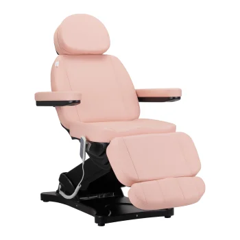 Sillon Classic elektrinis kosmetologinis gultas, 3 varikliai, rožinis/juodas