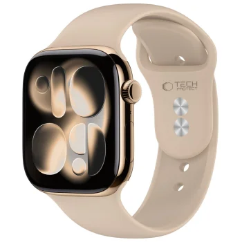 Tech-Protect Silicone dirželis Apple Watch 44 / 45 / 46 / 49 mm, Walnut