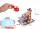 Children Play Wooden Multi-storey Parking Garage with Elevator, Gas Station and Cars