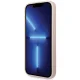 Guess 4G Metal Logo dėklas, skirtas Apple iPhone 15 Pro, rožinis