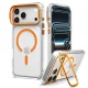 Spigen Ultra Hybrid Optik S MagSafe dėklas iPhone 18 Pro / 17 Pro, Transparent Orange