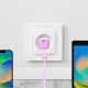Puro 20W GaN USB-C sieninis įkroviklis - rožinis