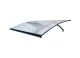 Durų stogelis STARKEDACH L-160, 160x100x25 cm, tamsiai pilkas